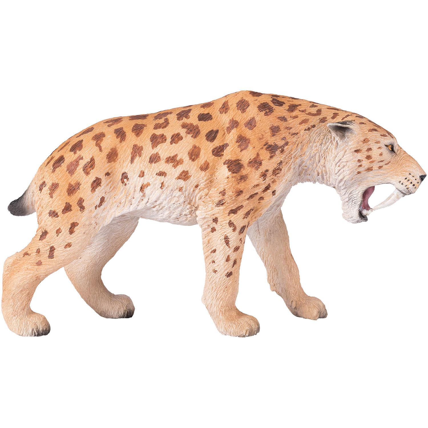 Mojo Dinosaur Smilodon Toy Figure - 381032 - Tan