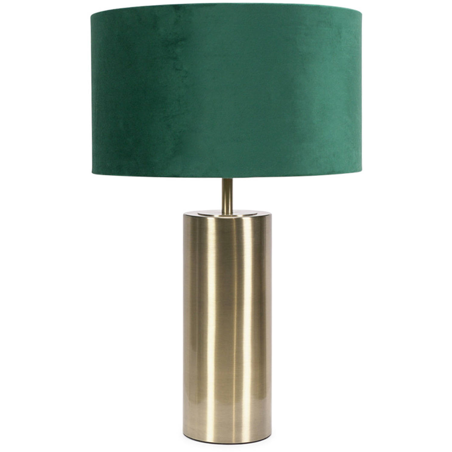 Image of Lexy Velvet Drum Shade with Antique&hellip;