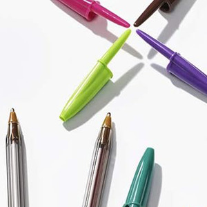 BIC Cristal Fun Ballpoint Pens Bold Turquoise 2 Pack