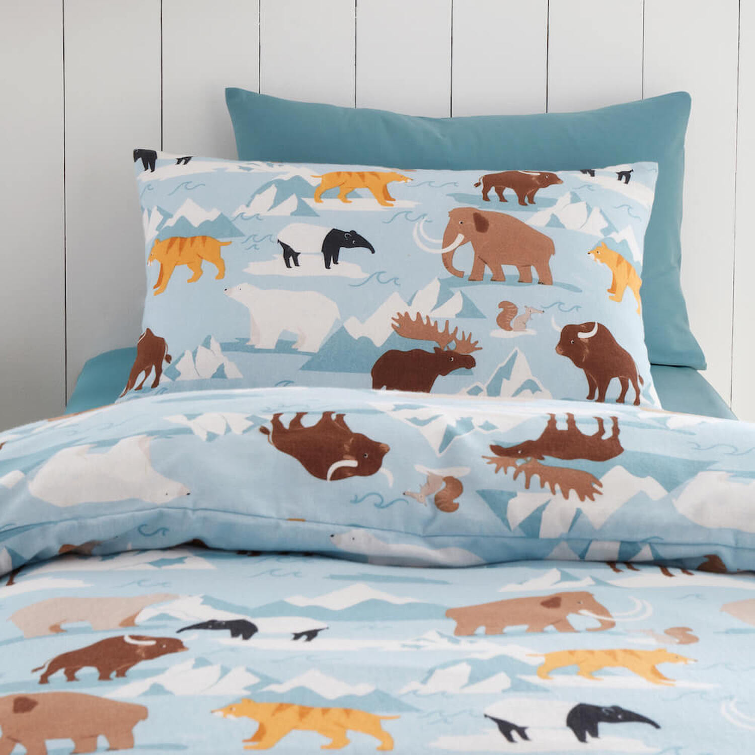 Ice Explorer Kids Cotton Flannel Bedding