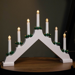 Light up Christmas Candle Bridge with 7 LEDs