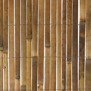 Bamboo Fencing Split Slat Screening Natural