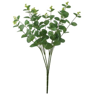 Artificial Green Eucalyptus Bush 46cm