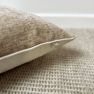 Belgravia Decor Chenille Cushion Beige Large