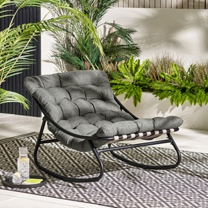 Hydra Outdoor Garden Rocking Chair with Cushion and Cover