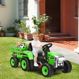 Kids Ride On Tractor with Music and LED Lights