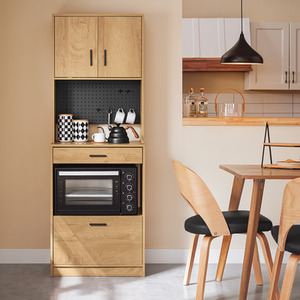 Rustic Tall Cupboard Sideboard