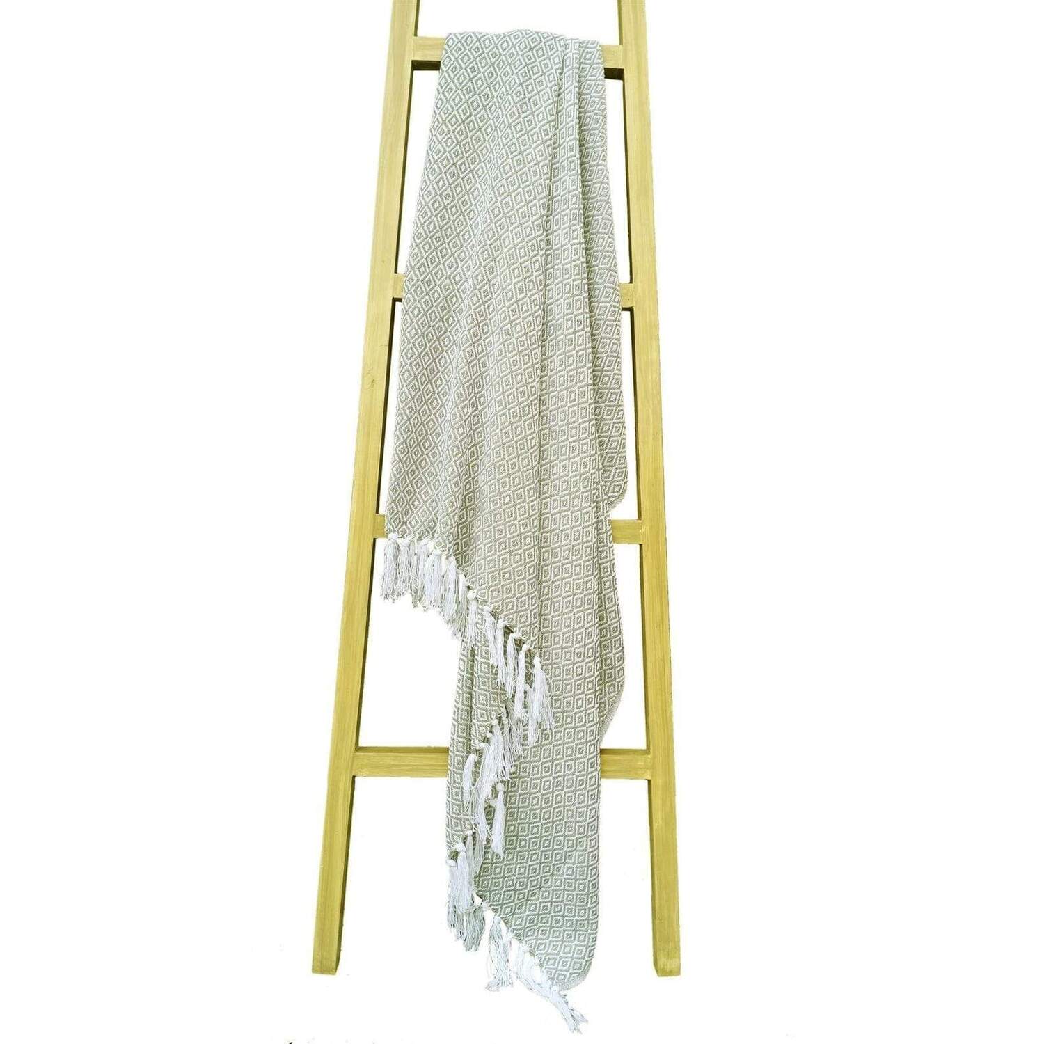 Regal Pure Cotton Throw - Ochre 178cm