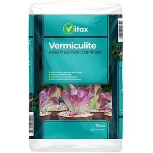 Vermiculite - Compost Additive for Aeration  Moisture Retention 10L
