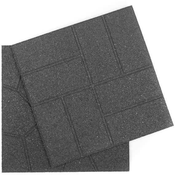 Rubber Reversible Paving and Decking Tiles