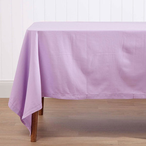Mauve / 70x120 in Plain Cotton Tablecloth shot 10251759