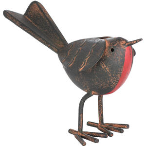 Rocky The Robin Reclaimed Metal Ornament
