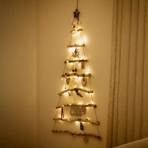 Christmas Wall Hanging Wooden Tree Decoration