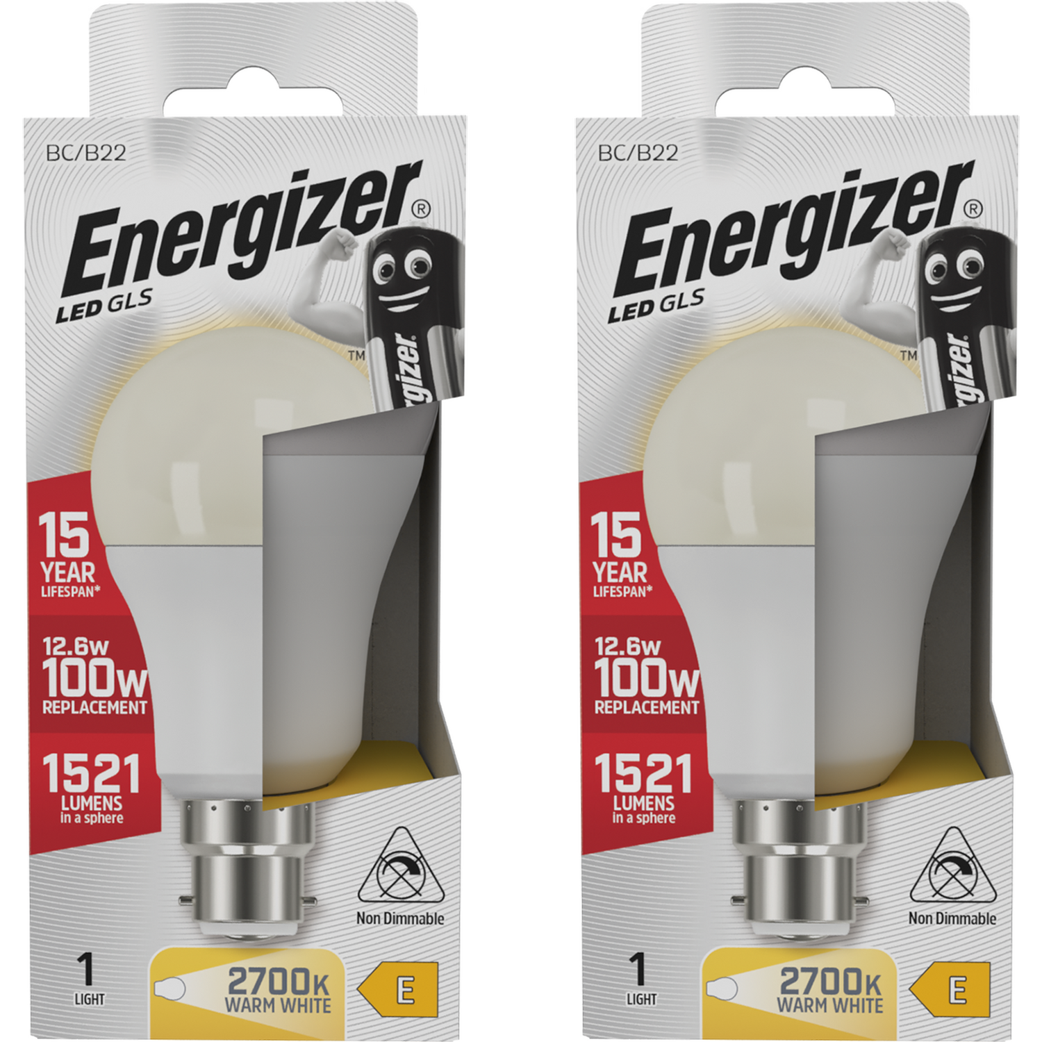 Image of Energizer LED GLS B22 1521lm 2700K&hellip;