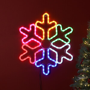 Festive Snowflake Rope Light