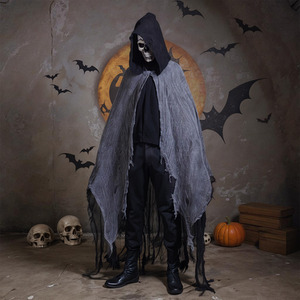 Halloween Costume Cosplay Skeleton Cloak