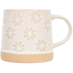 Reactive Glaze Mug with Clay Foot