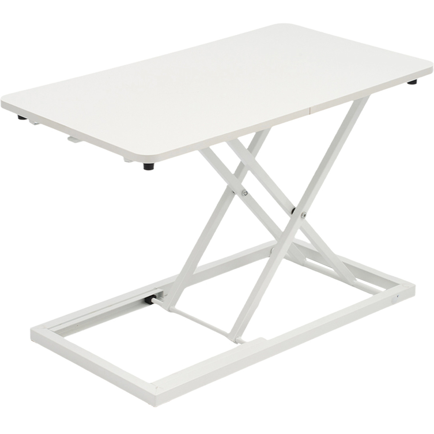 Height Adjustable Standing Desk Converter - White