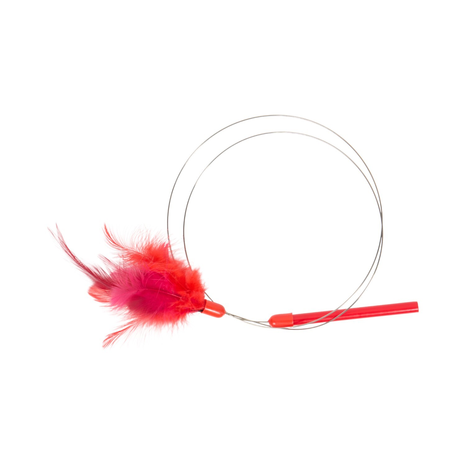 Whirling Wand Cat Teaser Toy - Red