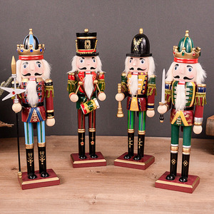 Wooden Nutcracker Soldier Christmas Ornament