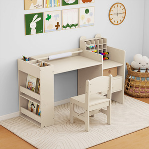 Toddler Painting Study Desk Chair Set