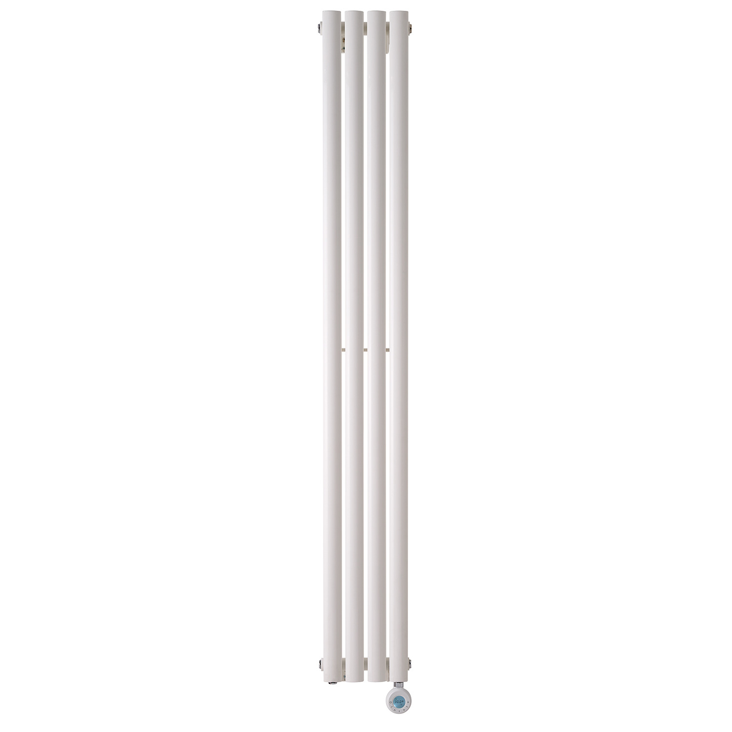 Entiel Radiator Eden Teppra 1200W Electric Vertical Radiator in White with WiFi Control
