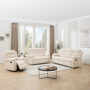 Boston Manual Recliner Fabric 1, 2, 3 Seater Sofa