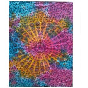 Cotton Wall Art Round Mandala MultiColor