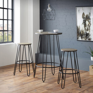 Dalston Round Bar Stool Set of 2