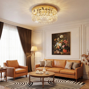 HOMCOM Crystal Ceiling Light with 225 Crystal Pendants