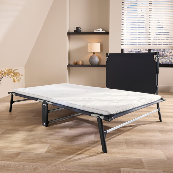Jay-Be CE120 Compact Folding Bed with e-Fibre Mattress, Small Double