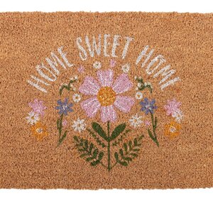 Natural Daisy Home Sweet Home Doormat Brighten Your Doorstep