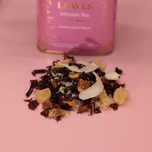 Hidden Islands Tropical Fruit Infusion Caffeine Free, Tin
