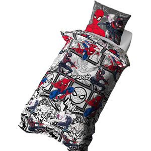 Spider-Man Comic Strip Reversible Duvet Set