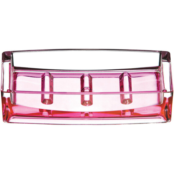 Acrylic Bathroom Hot Pink Soap Dish