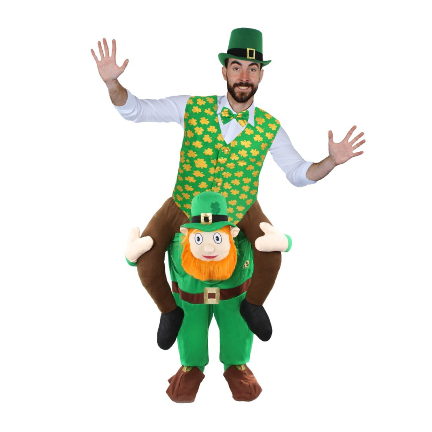 Irish Pick Me Up Costume with Waistcoat & Top Hat