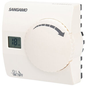 Sangamo RSTAT3 Thermoplastic White 3 - RSTAT3 - Programmable Thermostat