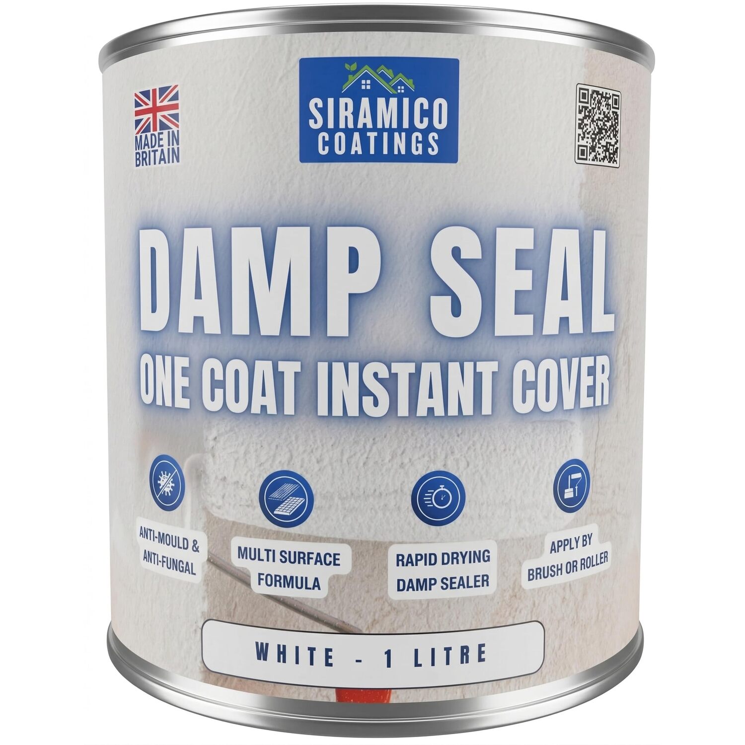 SIRAMICO COATINGS The Dampseal One Coat - White / 1l
