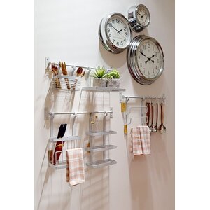 Sorello White Hanging Shelf Storage Rack