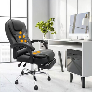 Executive Office Massage Recliner Chair with Footrest
