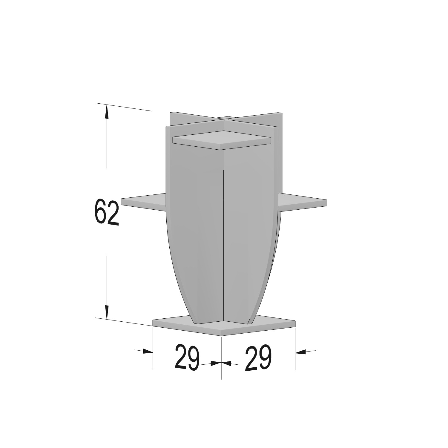 Ceki Plant Stand - Travertein