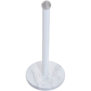 Easton White Marble Effect Kitchen Roll Holder