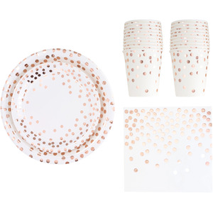 Lifeideas 68 Piece Birthday Party Tableware Set