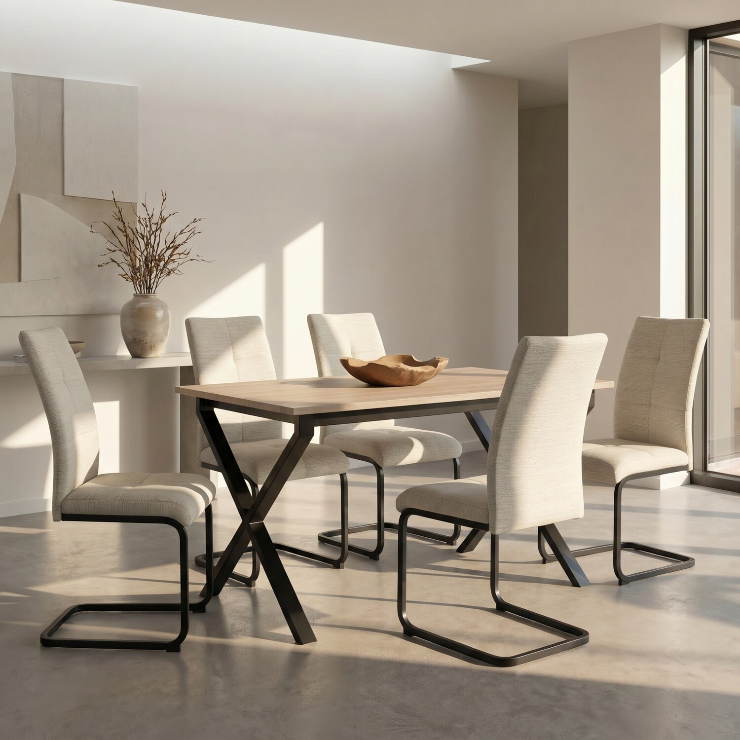 Ipswich Dining Table 160x90 Oakblack - Black Oak