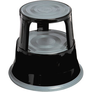 2 Tier Black Step Stool