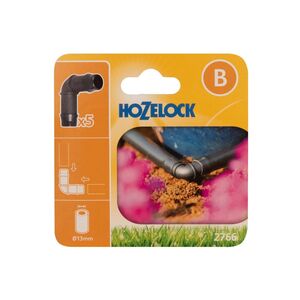 Hozelock 2766 90 Elbow Connector 13mm (pack 5)