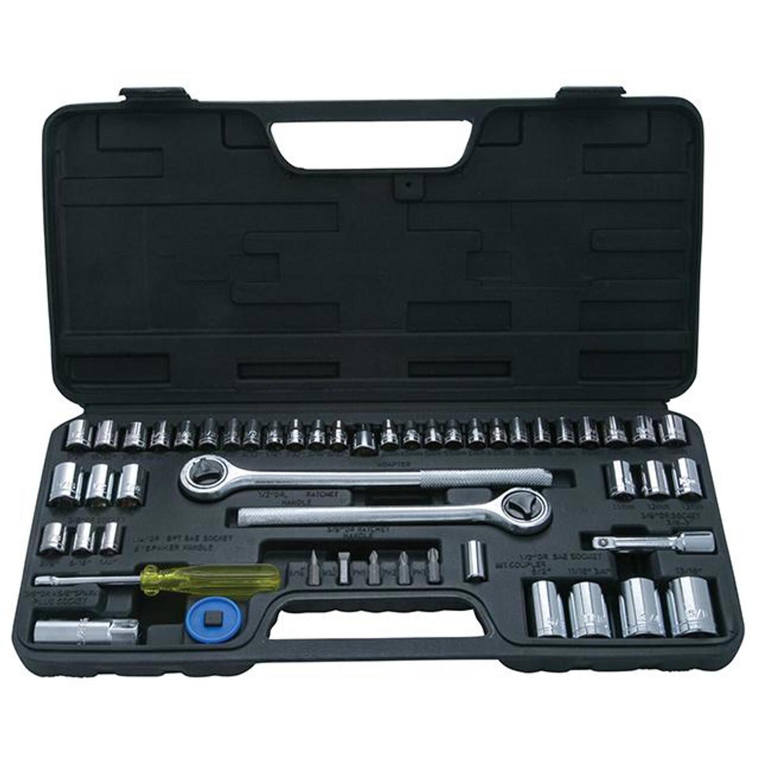 Bluespot 52Pc Blue Spot Socket Set - 52 14 38 Drive Metric Af Blue Tools 12In 01746 Piece - Socket Set 52 14 38 Drive Metric Af Tools 12In 01746 - Image 20
