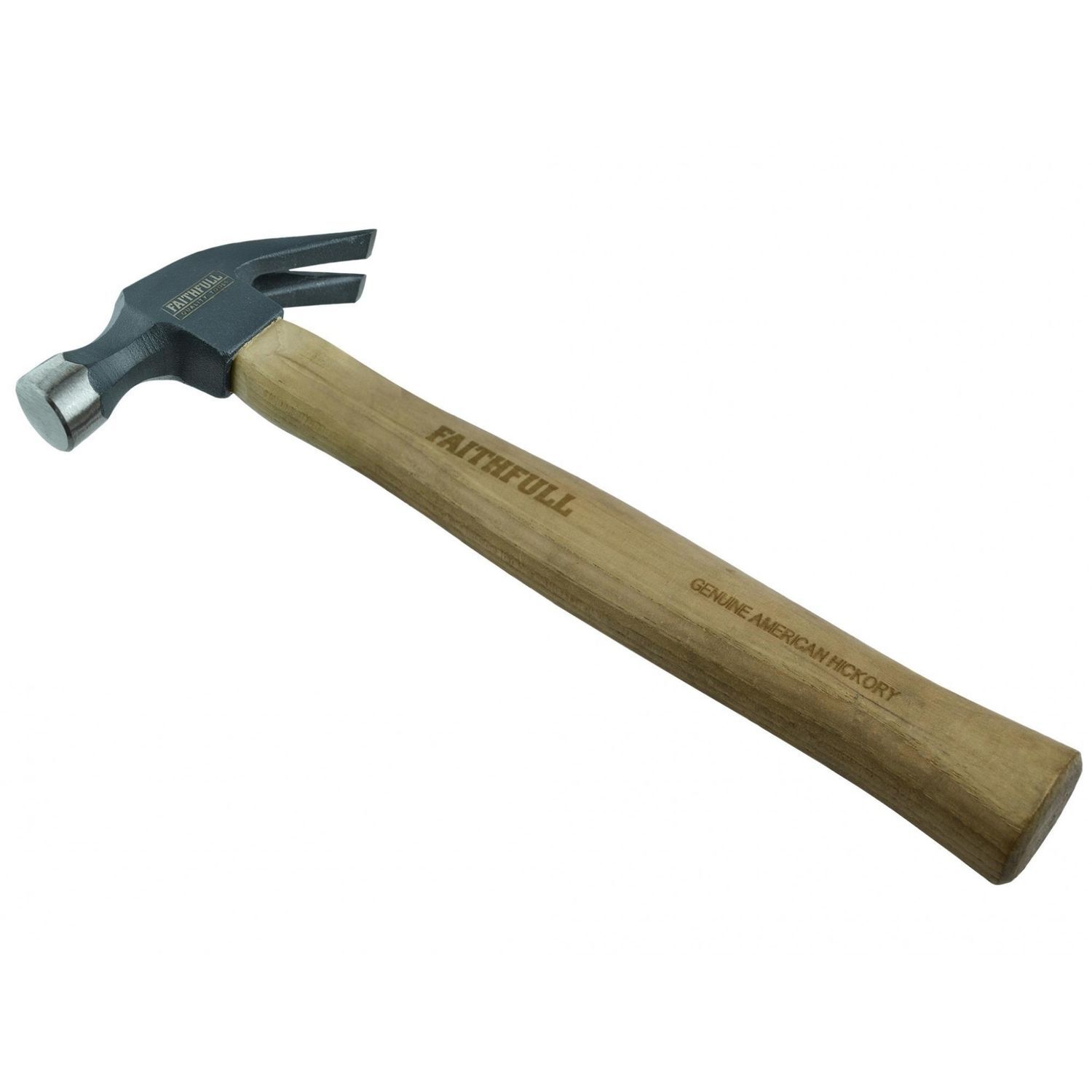 Faithfull Claw Hammer, Hickory Handle - Multi Colour