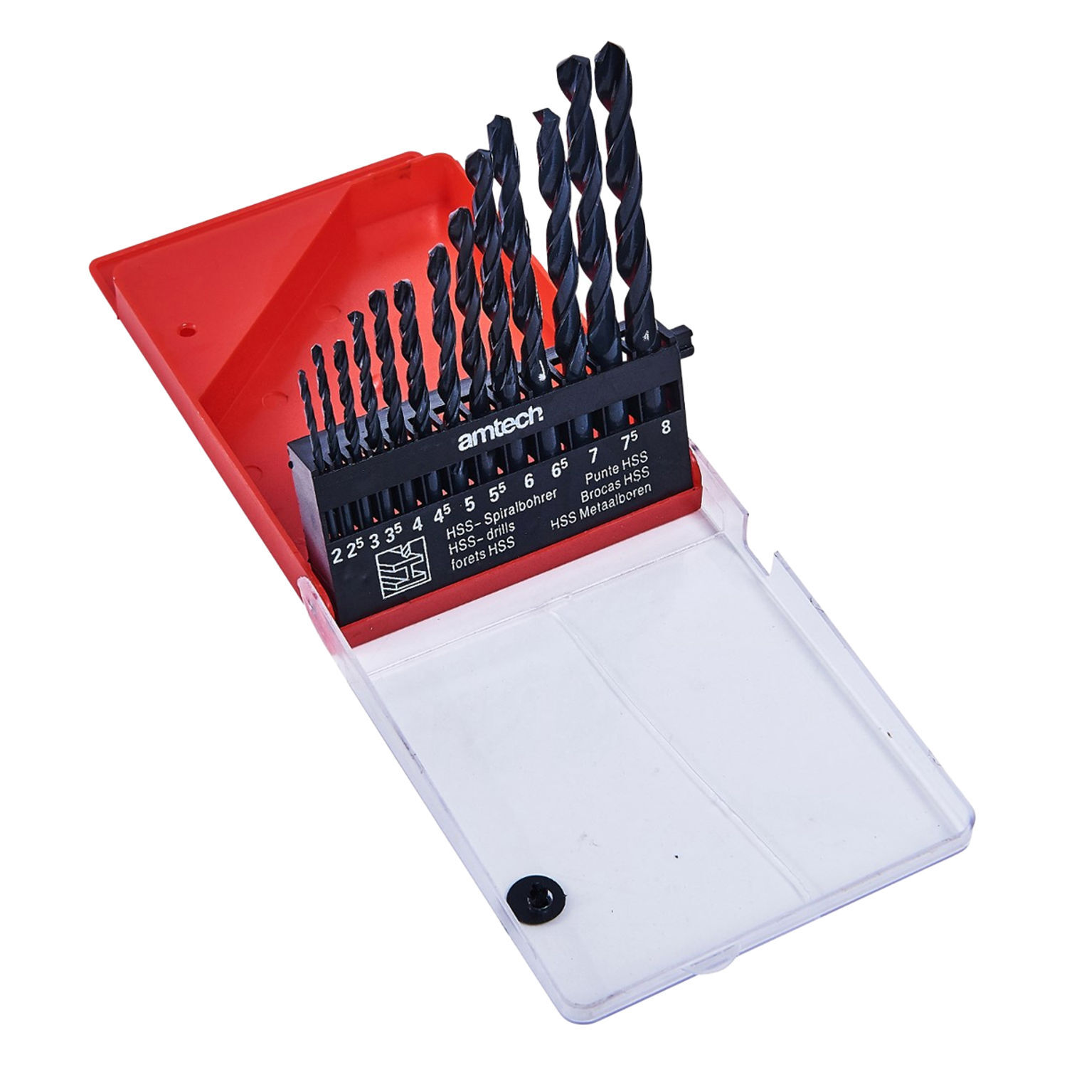 Amtech High Speed Drill Set Large 13Pk - One Colour