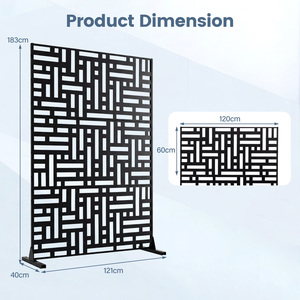 Rustproof Decorative Room Divider